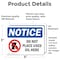 Signmission Do Not Place Used Oil Here, 5 in W x Rectangle, Vinyl Decal OS-2PACK-NS-D-35-L-15475 - alternate 4